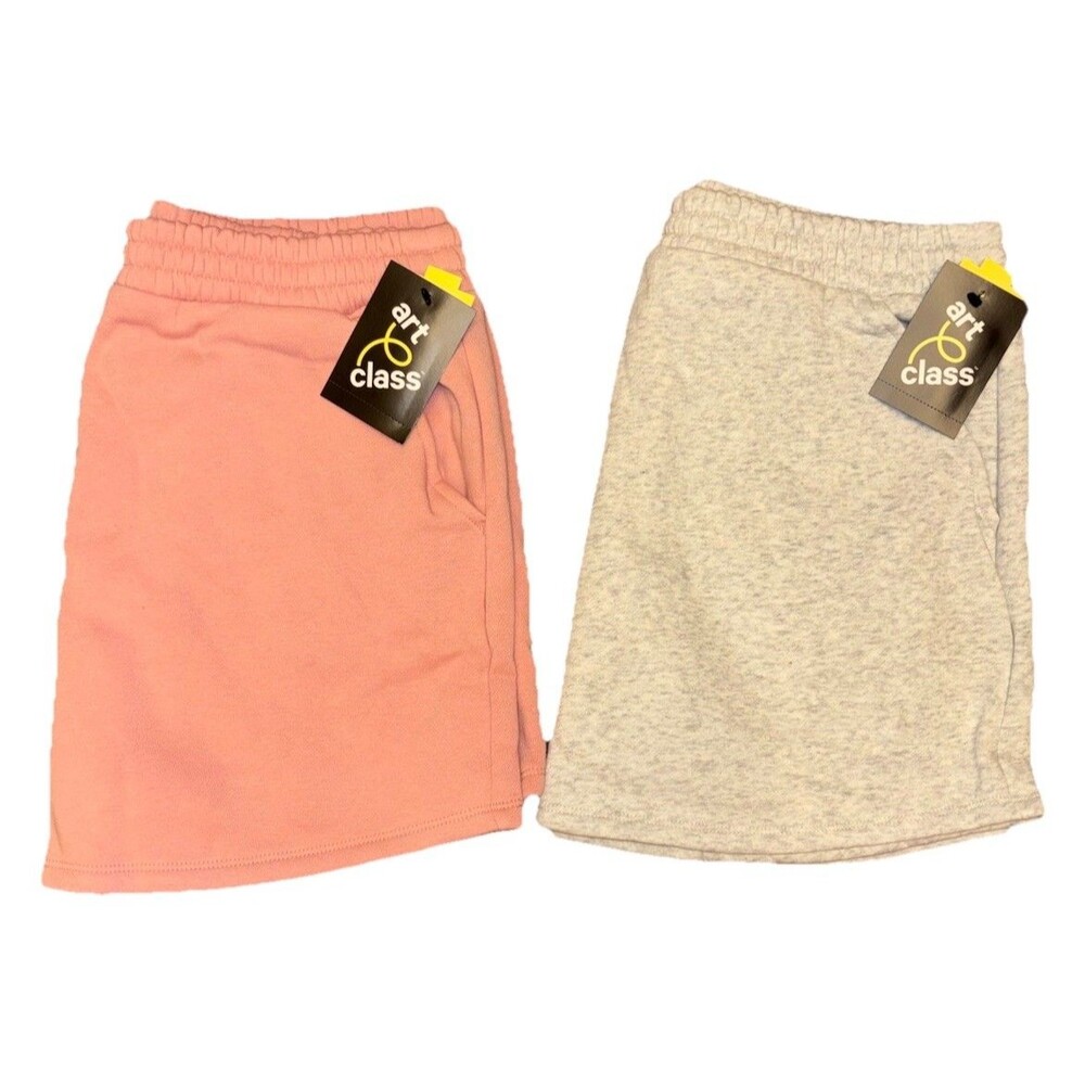 art class Girls A-Line Skort Built-in Bike Shorts Pockets Pink Gray XXL (16/18)